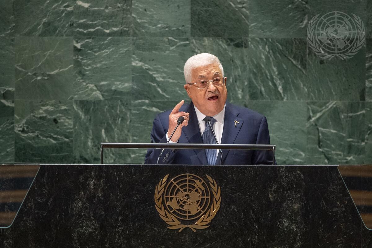 阿巴斯聯大發言 忽視巴勒斯坦人權利就無中東和平