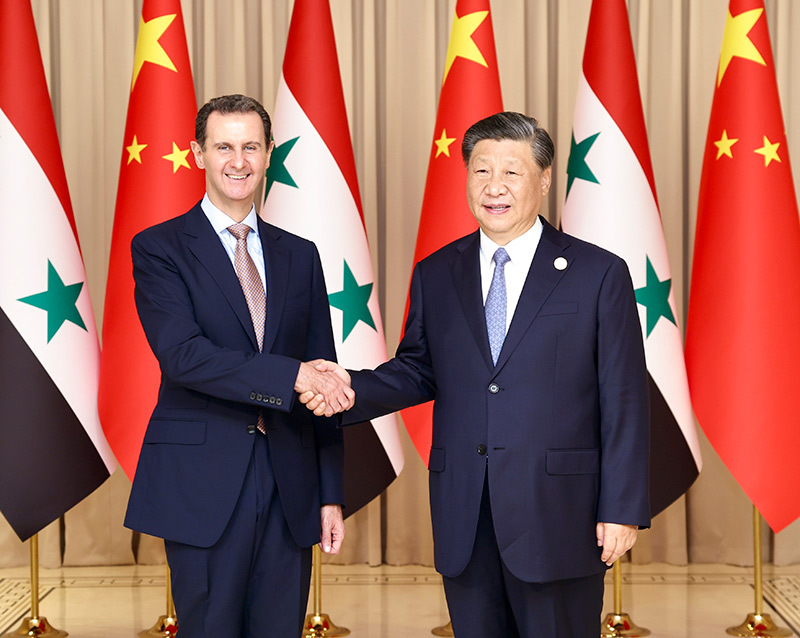 敘利亞總統巴夏爾在中國成「反美英雄」