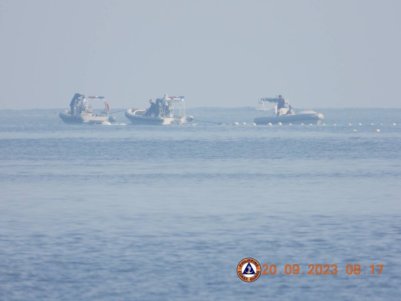 中國在南海設障礙物阻撓捕魚 菲律賓強烈譴責