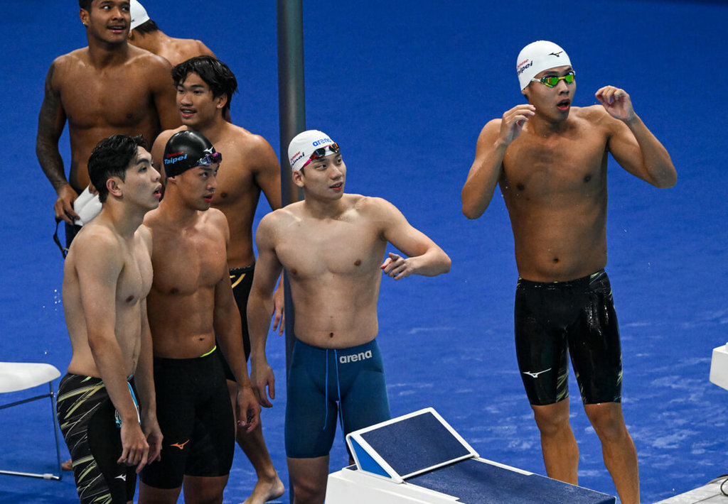 杭州亞運／游泳男子400公尺混合接力第4名 破全國