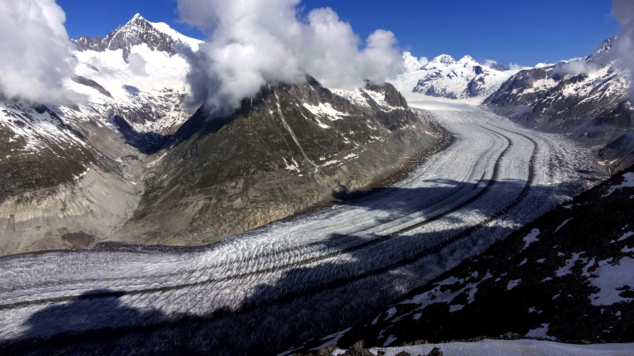 連續2年極端暖化 瑞士冰川體積消失10%