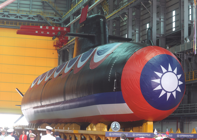 台灣首艘國造潛艦下水 印媒：印度應加強與台合作