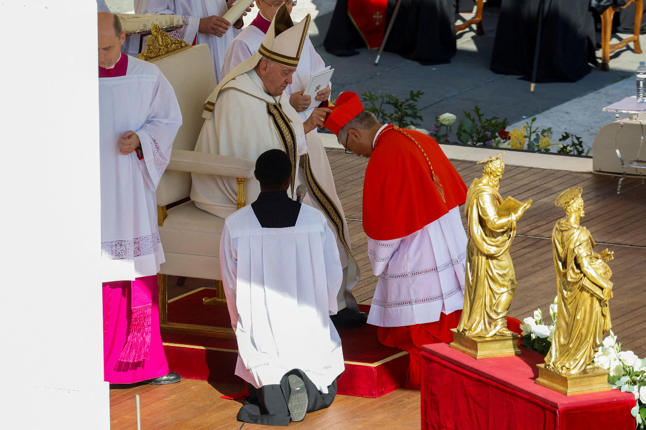 教宗方濟各擢升21名新樞機 香港主教周守仁在列