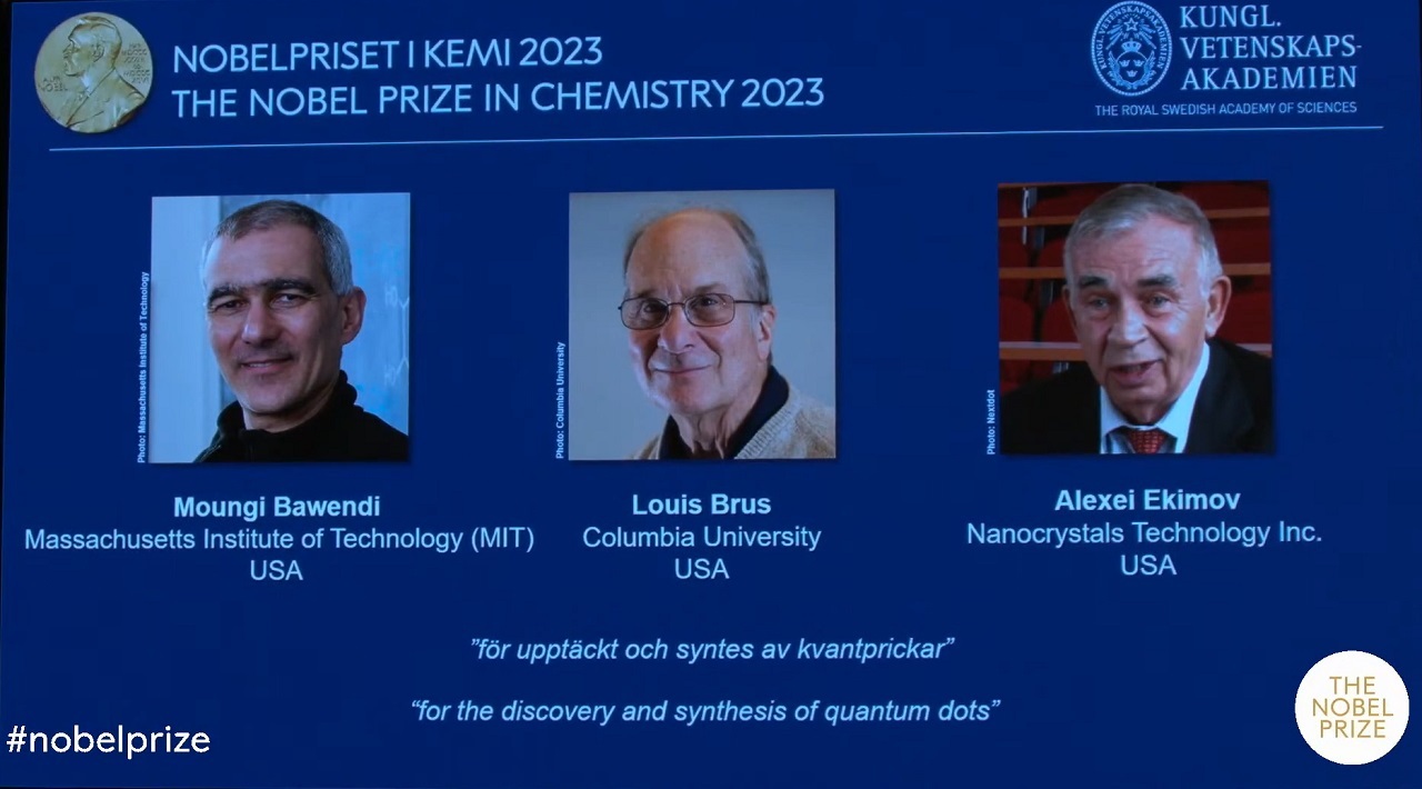 讓螢幕色彩更鮮豔 2023諾貝爾化學獎表彰量子點研究