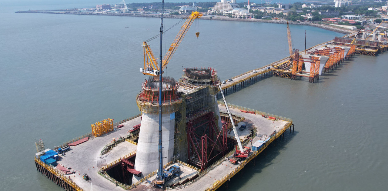 宛如巨大的工藝品！ 淡江大橋預計2025年底完工