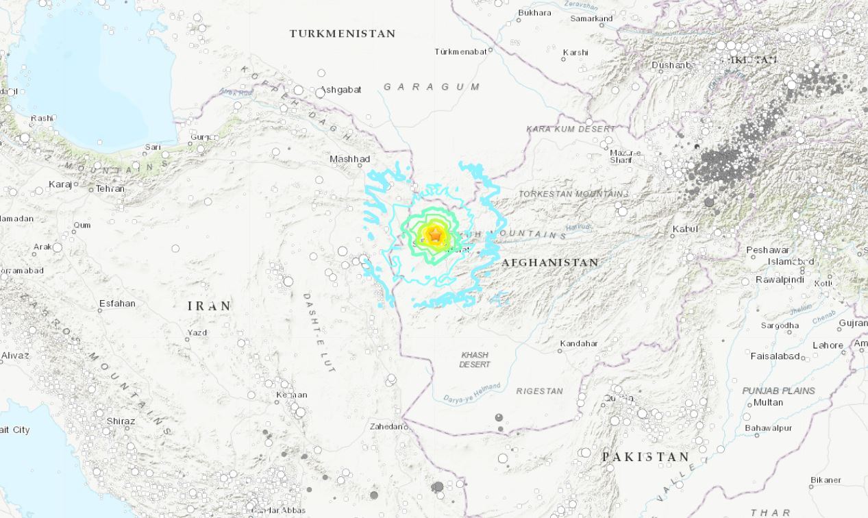 阿富汗地震增至逾2千死 9千多人受傷
