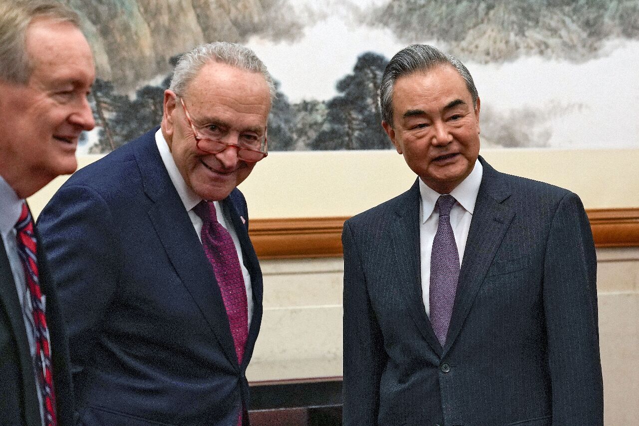 舒默與王毅會面 對中國以巴聲明「非常失望」