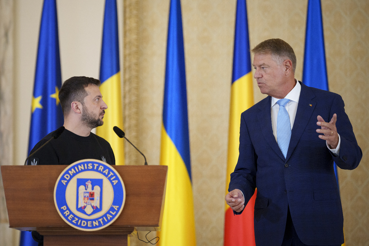澤倫斯基會晤羅馬尼亞總統 稱防空方面有「好消息」