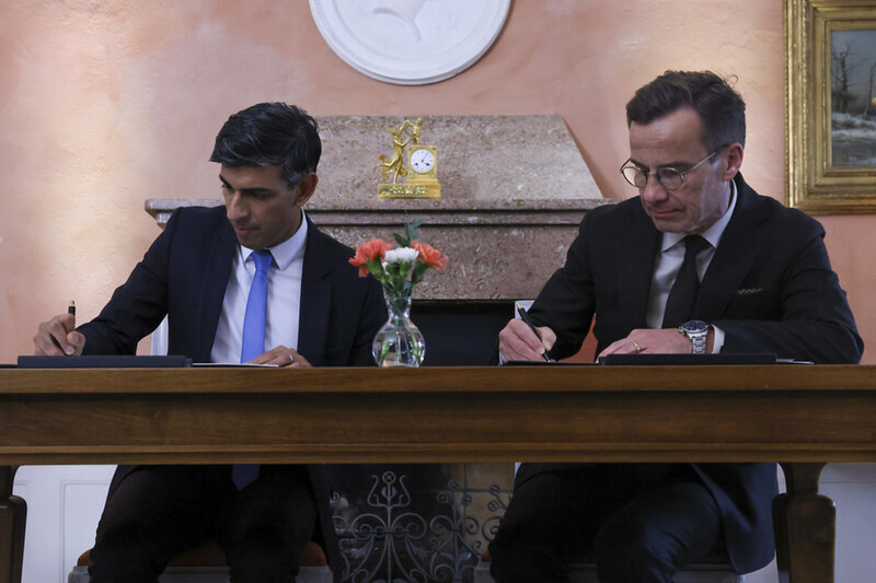 英國瑞典簽署戰略夥伴關係  重申台海和平重要性
