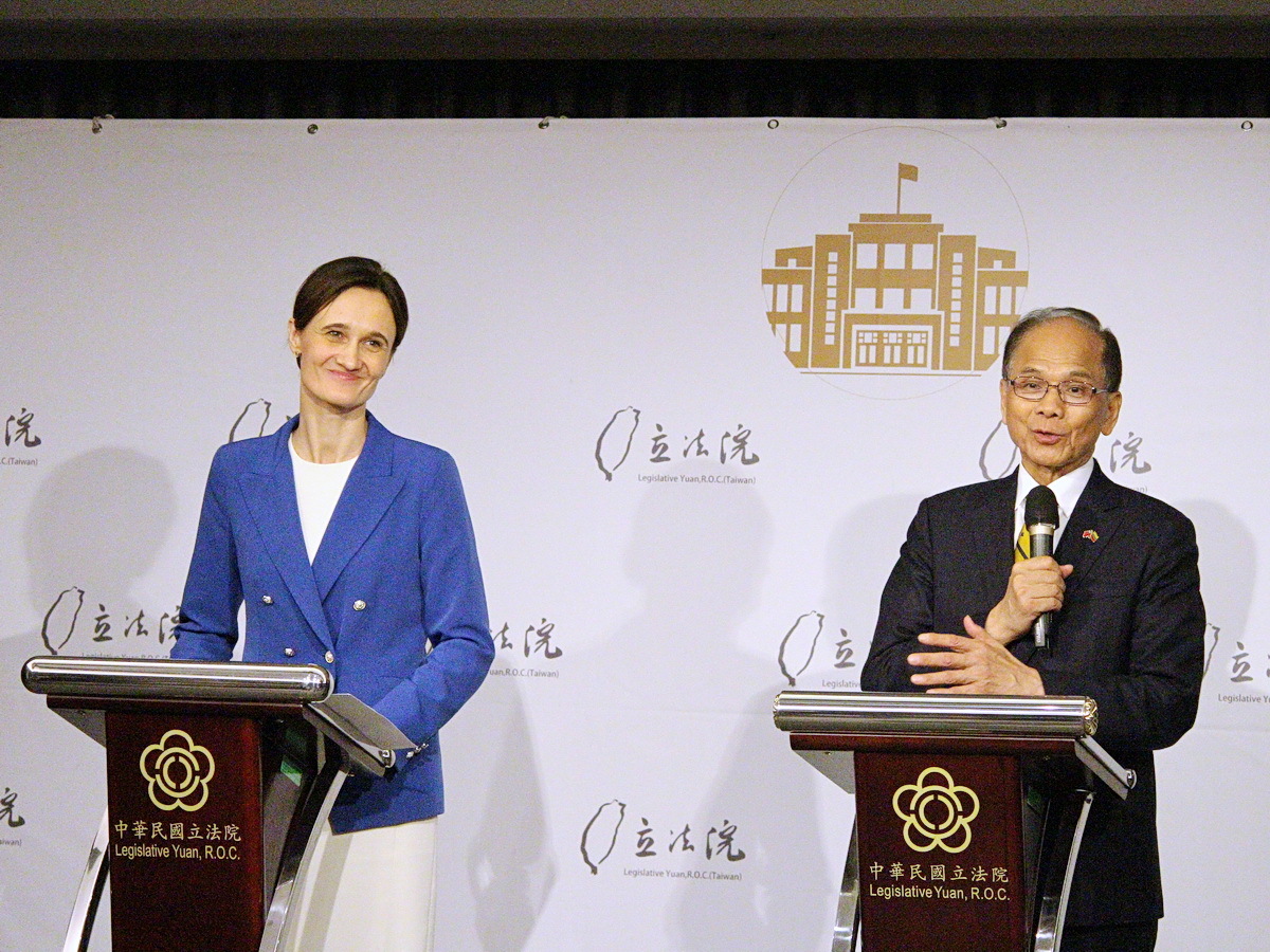 共享價值 立陶宛議長：台灣是民主夥伴