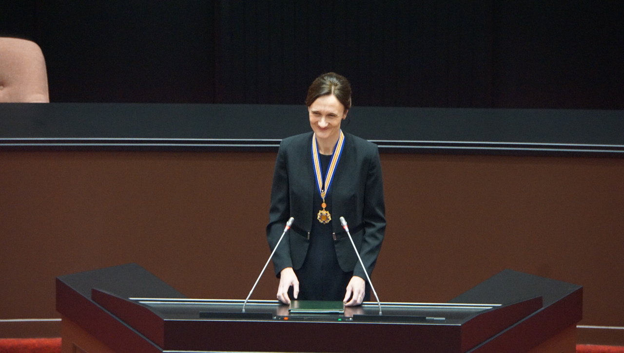 感謝立陶宛議長挺台 游錫堃頒授國會一等榮譽獎章