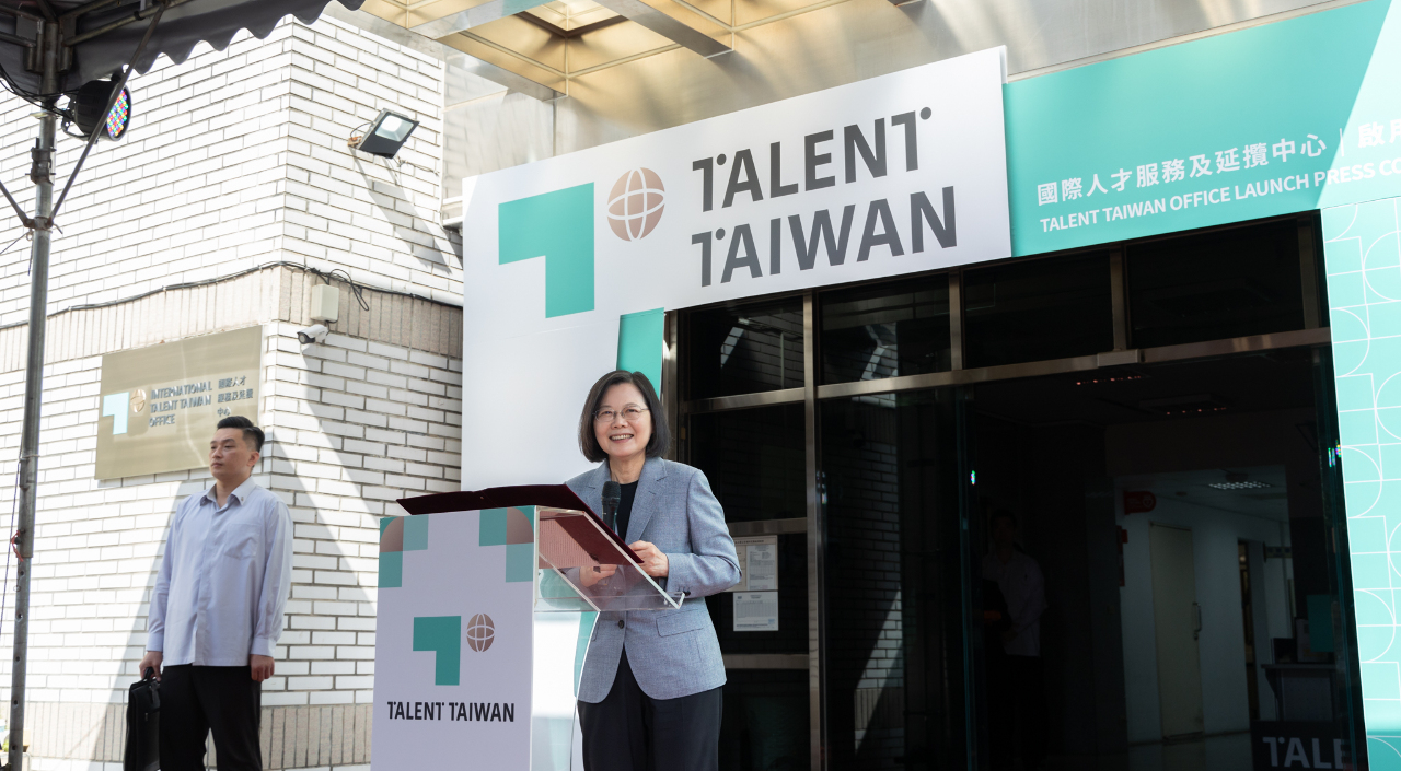 Talent Taiwan啟用 總統：歡迎各國人才來台就業生活(影音)