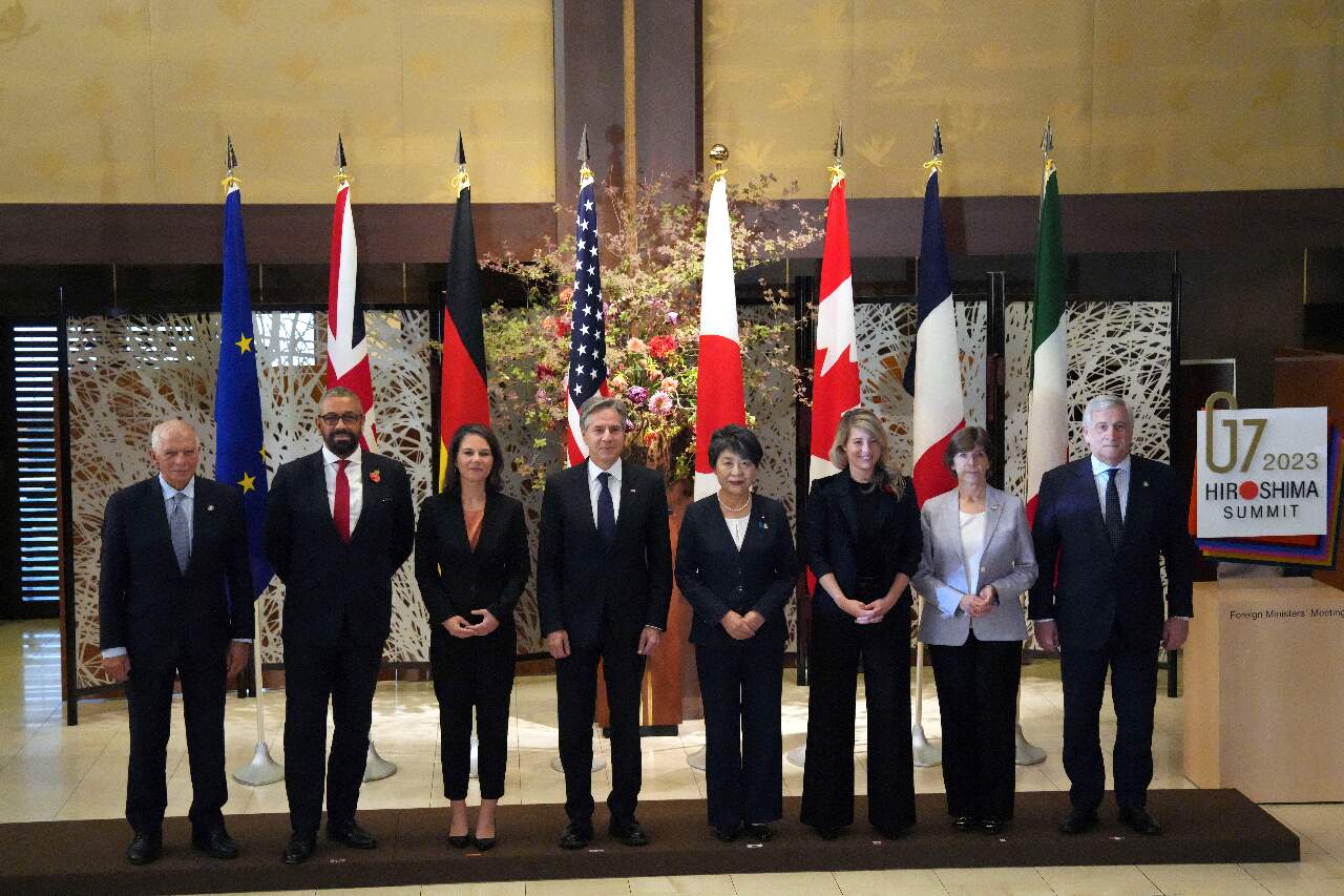 G7外長會議 聚焦以哈戰爭與戰後加薩治理