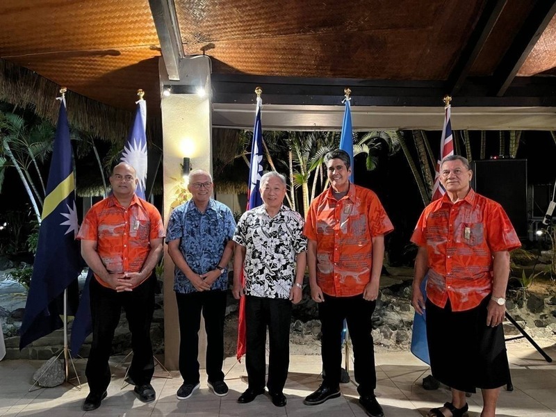 外交部政次赴庫克群島 與太平洋4友邦領袖會談