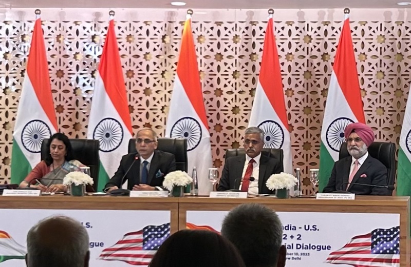 美國印度2+2會議提台海 支持區域和平穩定