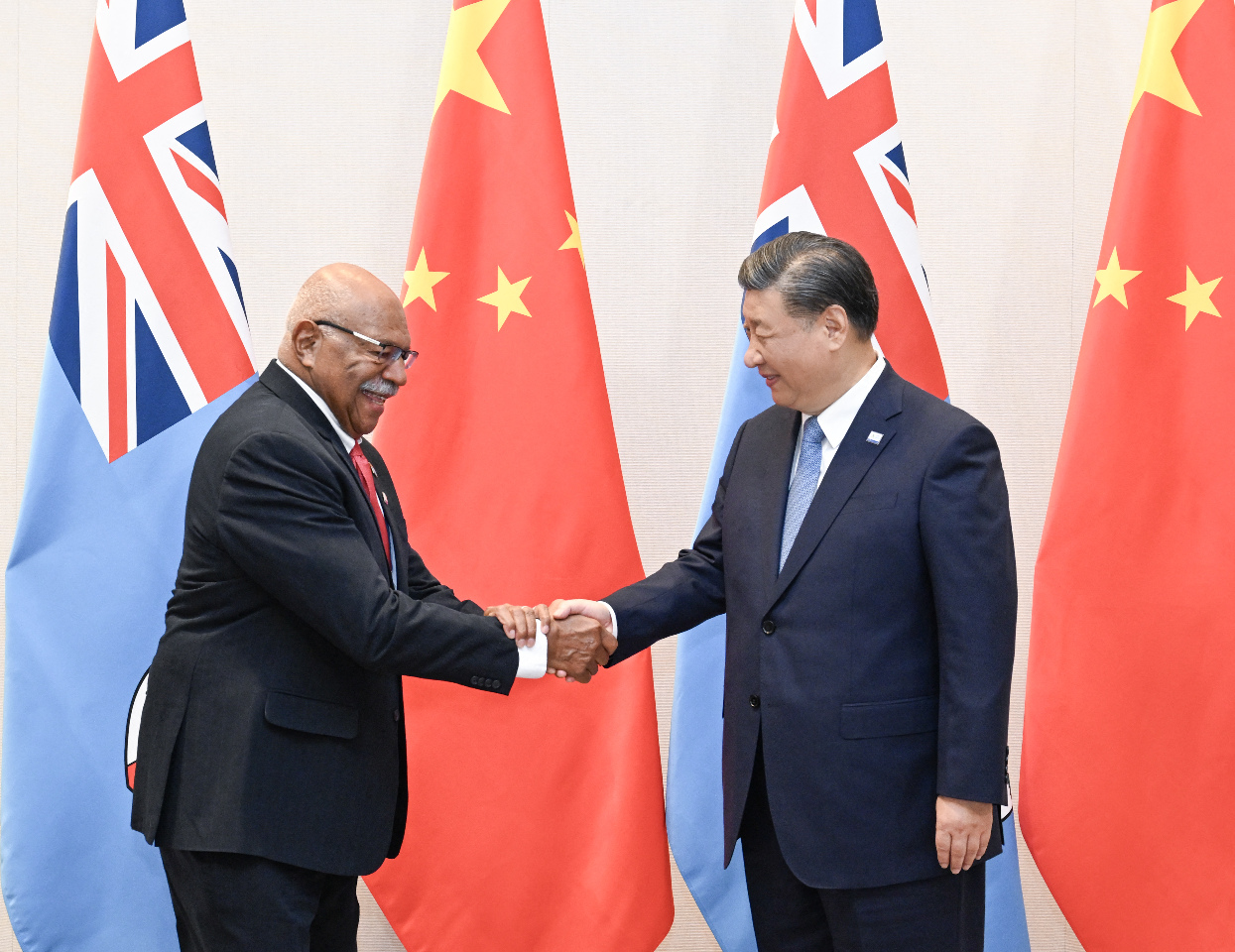 續拉攏太平洋島國 習近平要斐濟總理堅定支持中國
