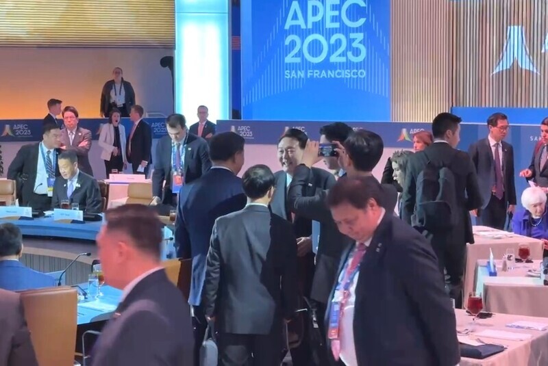 APEC領袖會議 尹錫悅與習近平互動受矚