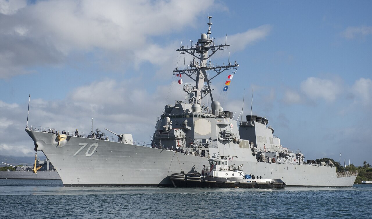 中國軍方：美軍艦未經允許 進入中國領海