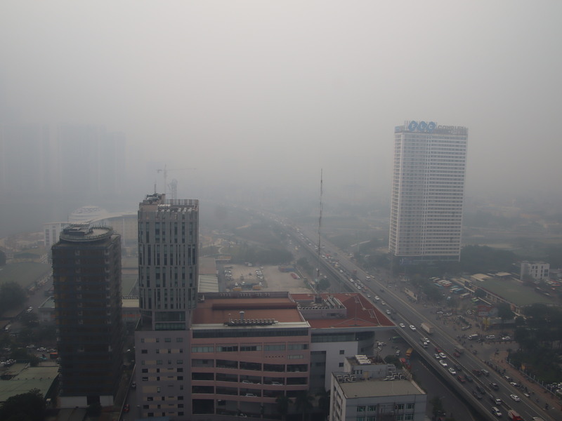 越南河內空汙全球第2  地標全被霧霾包圍