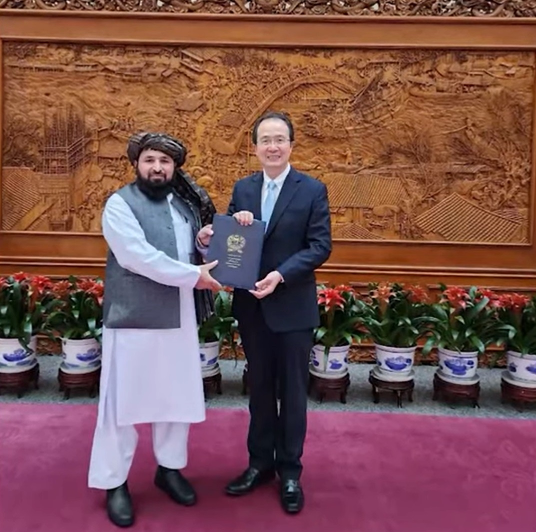 中國接受阿富汗塔利班派駐大使  創全球首例