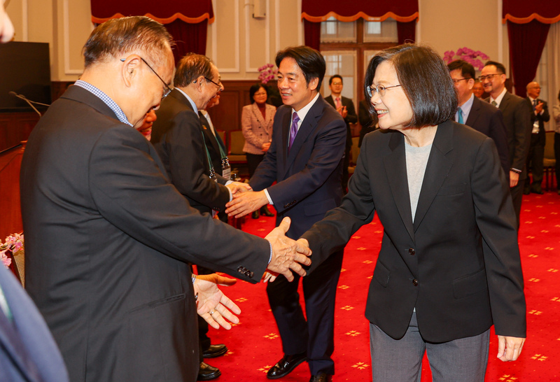 蔡總統接見北美地區僑領 感謝僑胞做台灣堅實後盾