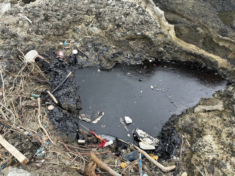 宜花東和綠島海岸遭重油污染  海保署展開調查