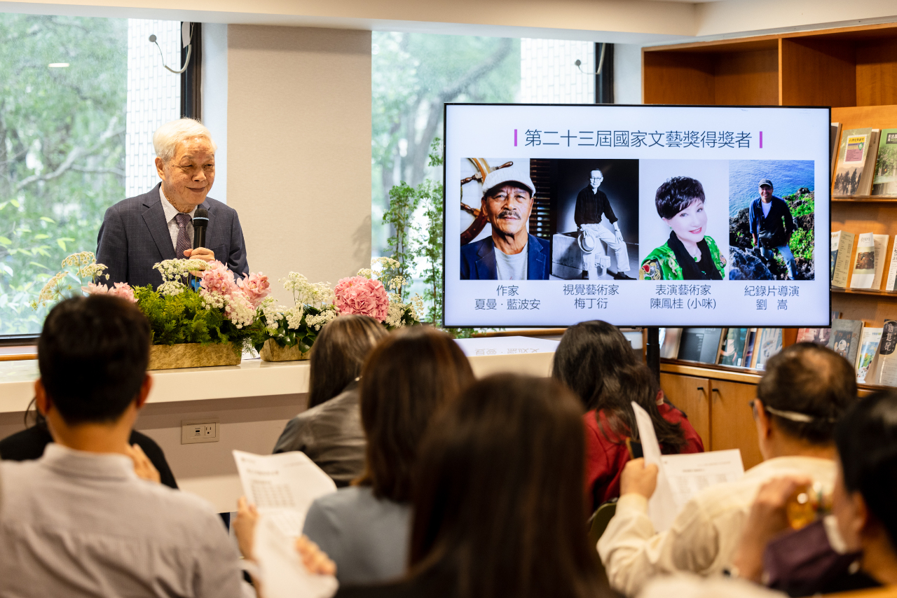 夏曼．藍波安、小咪、梅丁衍、劉嵩  獲第23屆國家文藝獎