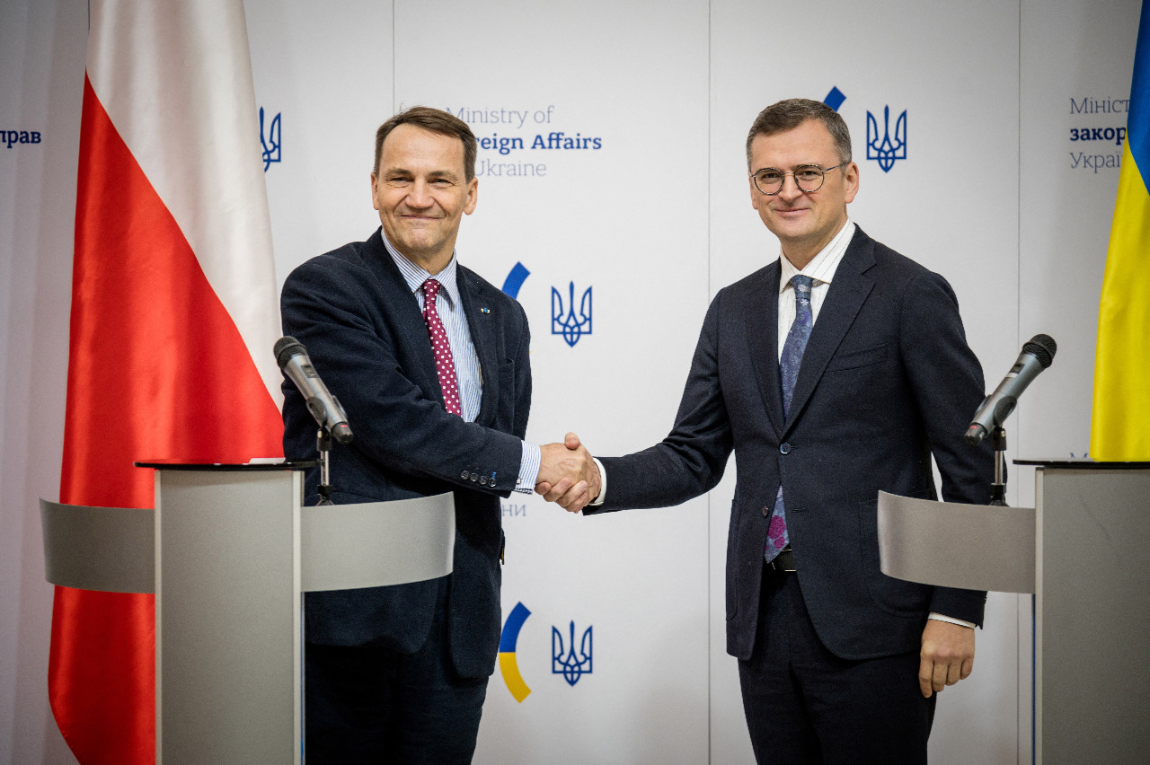 波蘭新任外長訪基輔 承諾攜手解決兩國關係問題