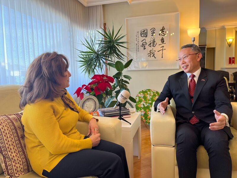 亞塞拜然媒體專訪 黃志揚談台灣土耳其關係展望