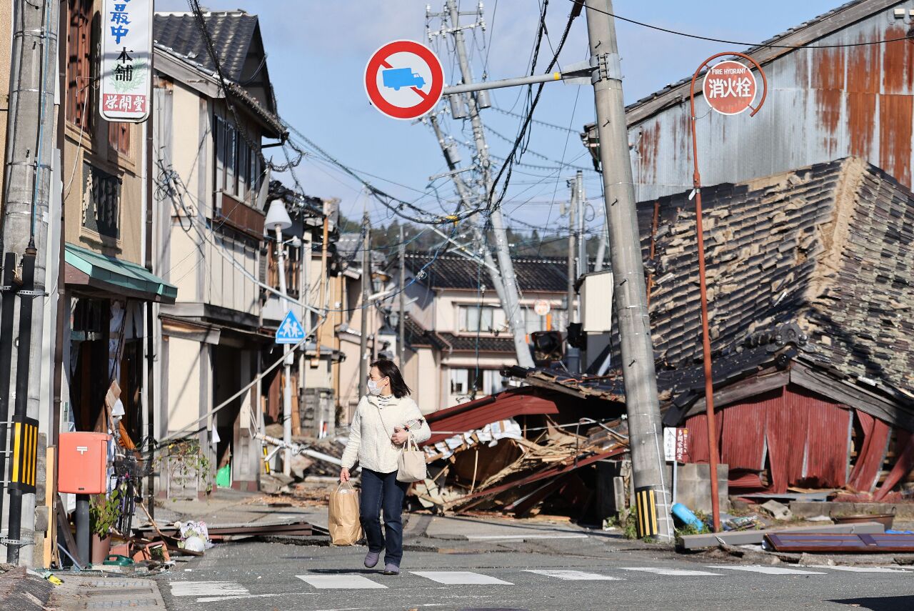 日本元旦強震災損 估計高達176億美元