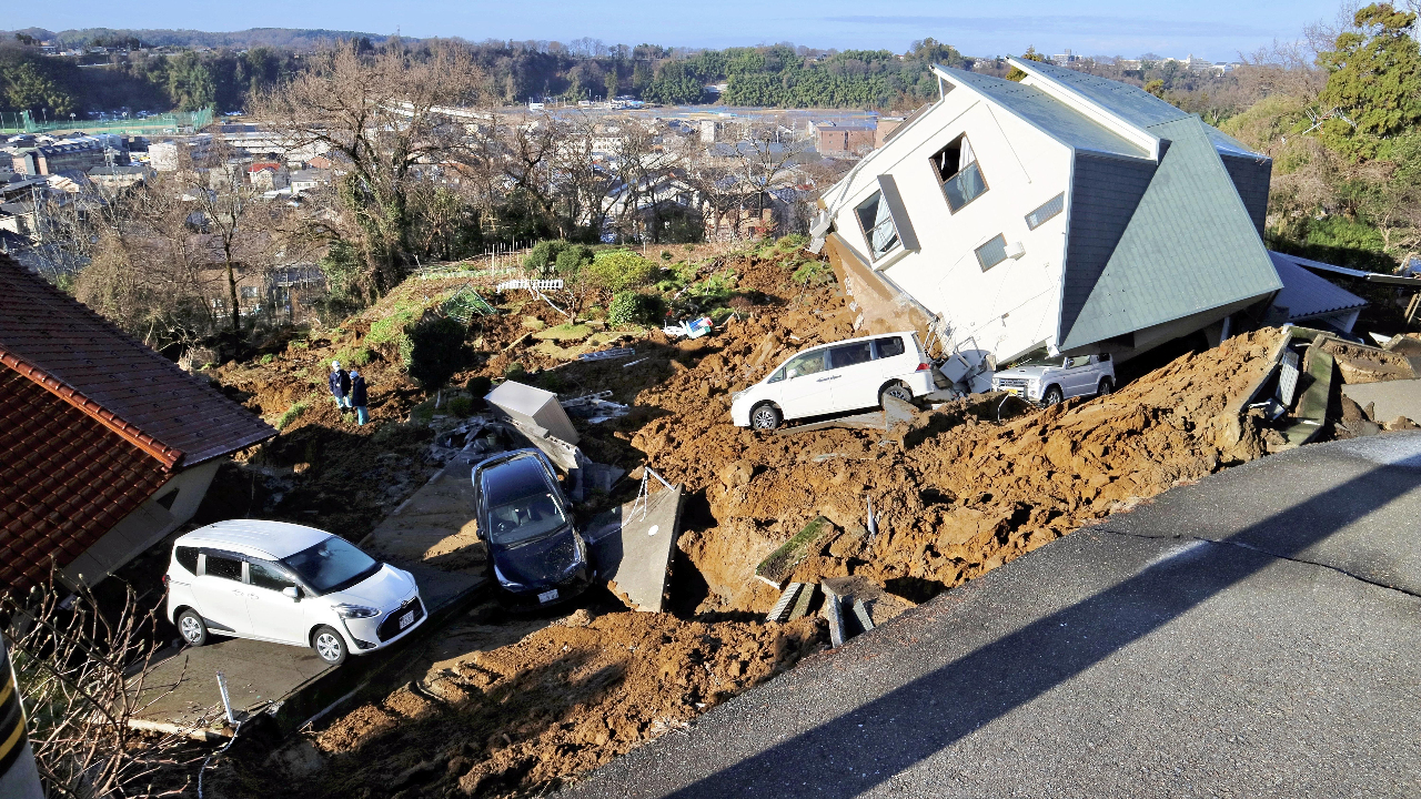 日本地震至少55死 搜救工作力抗土石流與天爭命