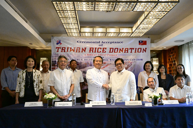 台灣捐1000噸白米 緩解菲律賓貧困災民困境