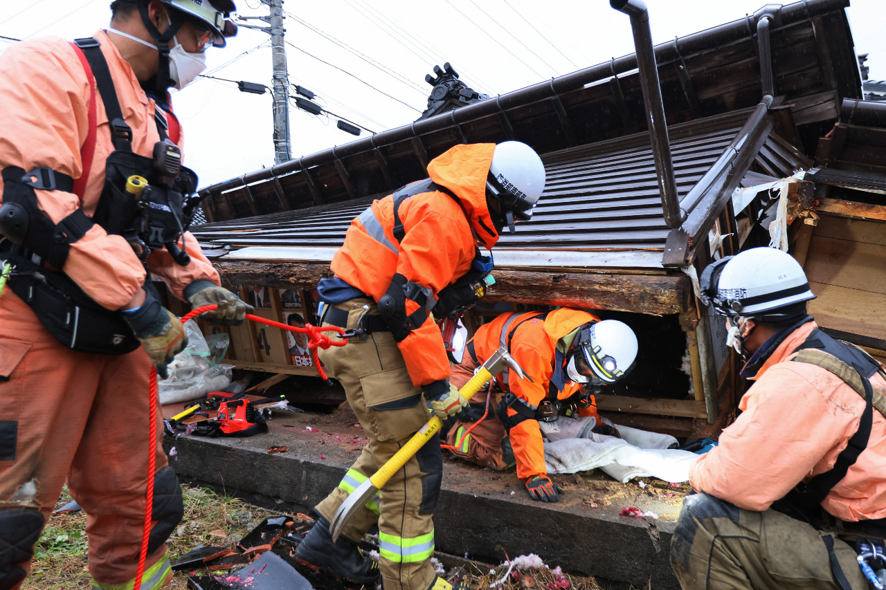 石川地震至少180人喪生 日本擴大預算儲備以利援助