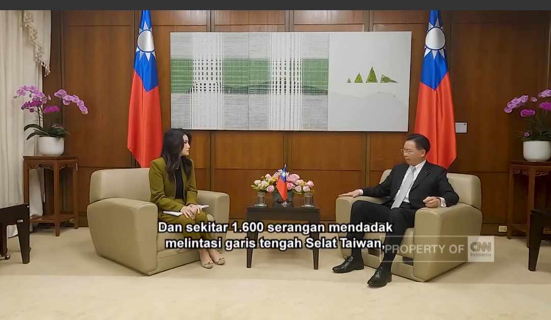 CNN印尼頻道專訪吳釗燮 談兩岸關係及台海衝突