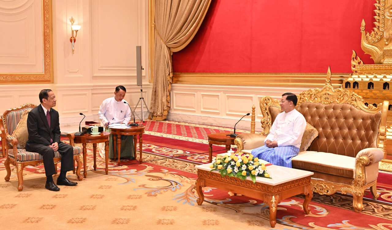 東協外長會議前 緬甸軍事領袖與東協特使會面