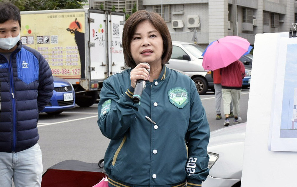 台南市第1選區立委 賴惠員自行宣布當選