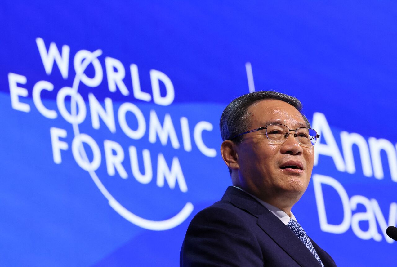 世界經濟論壇 中國總理李強譴責貿易壁壘