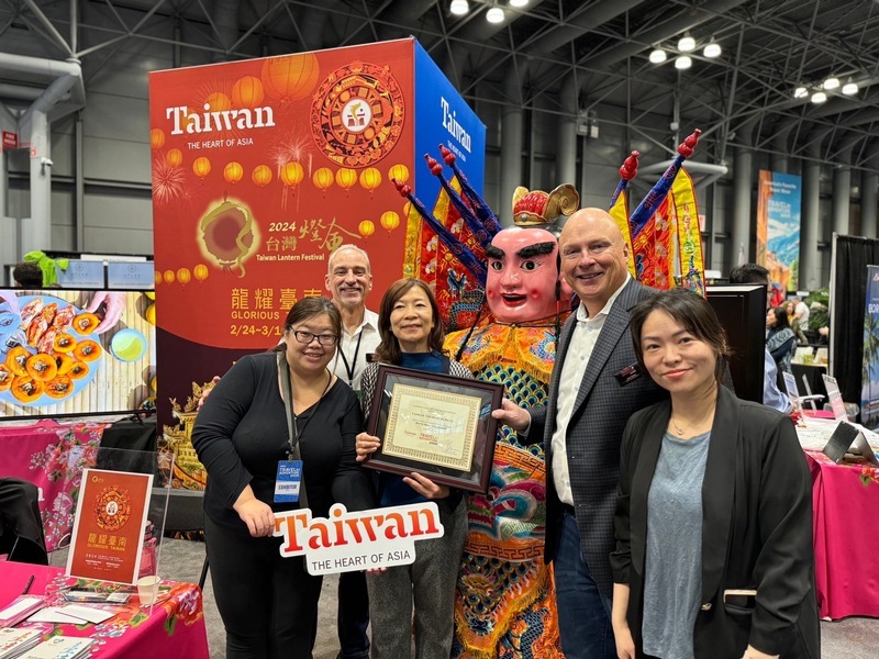 紐約旅展落幕 台灣獲選國際旅遊區最佳攤位