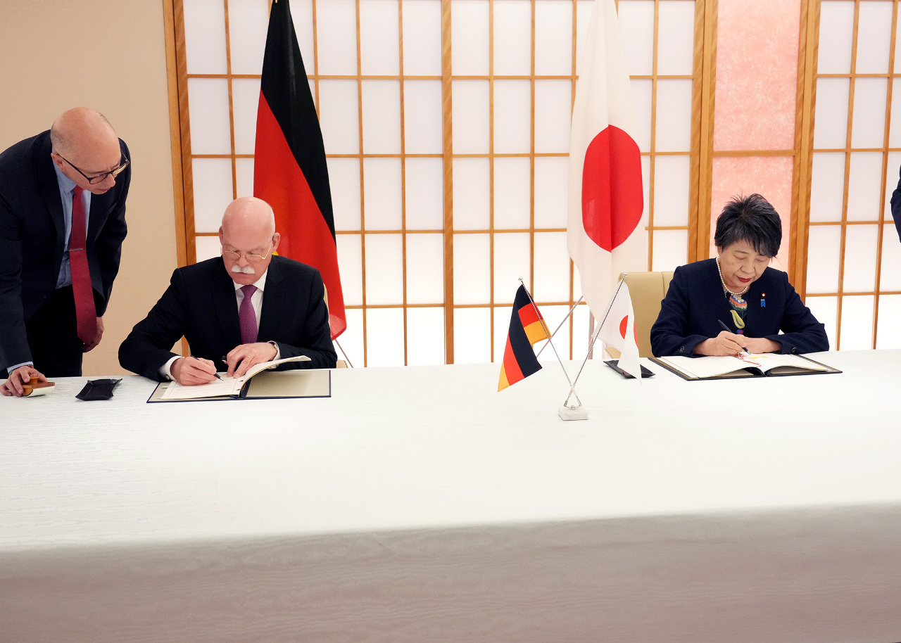 日本德國簽署協定 加強安保合作