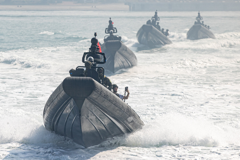 海軍戰備演練  飛彈車機動部署秀濱海作戰能力