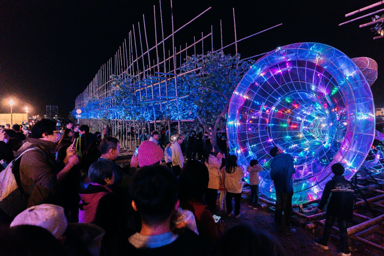 台灣燈會安平燈區  年初一逾40萬遊客寫新高