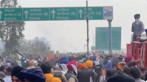 印度農民朝新德里遊行 警方以催淚瓦斯驅散
