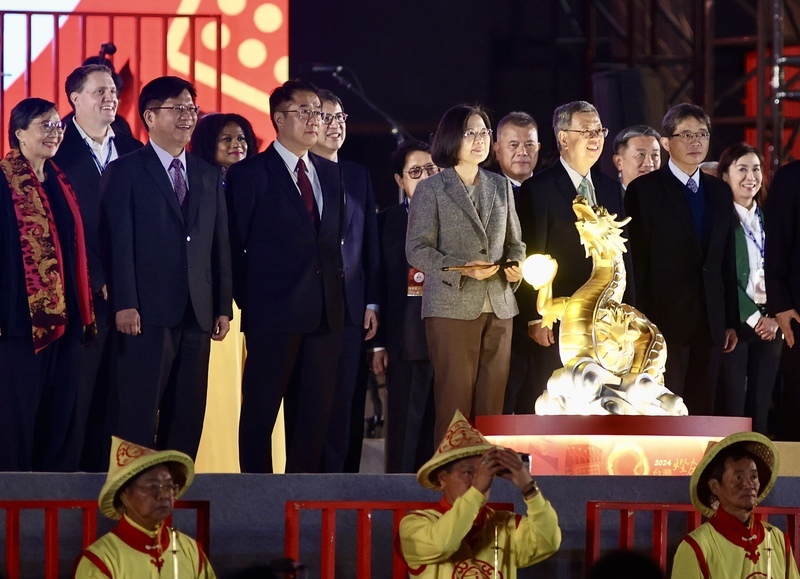蔡總統台灣燈會點燈    一起見證台南400年歷史