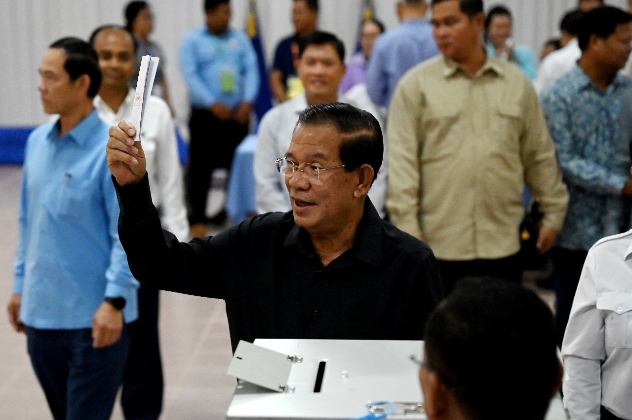 柬埔寨舉行參議院選舉 前總理洪森可望出任議長