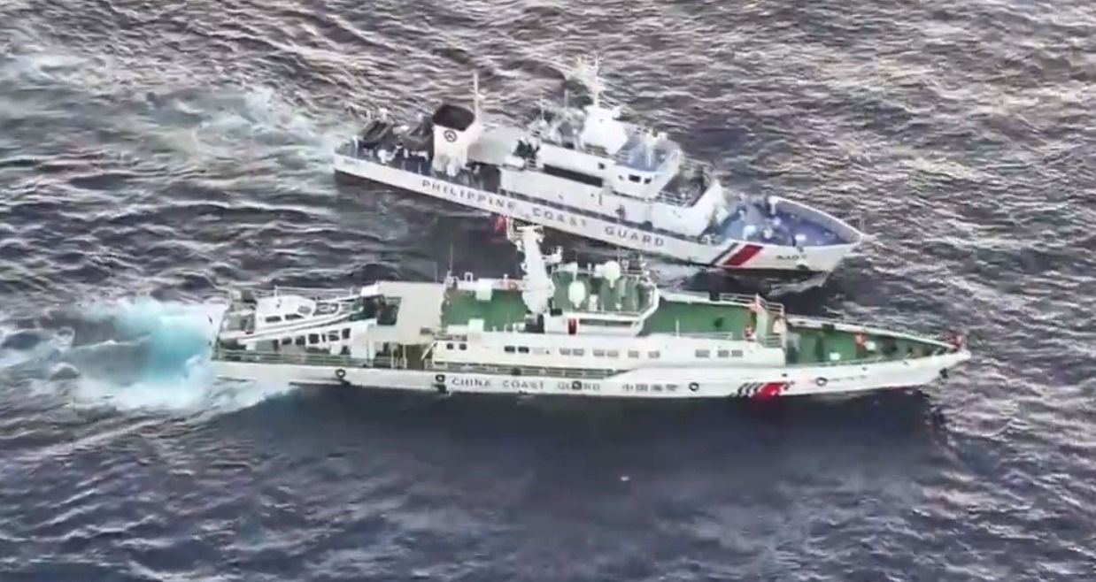 南海衝突再起 菲海警隊：菲船與中國船隻碰撞受損