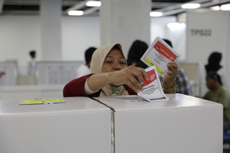 印尼總統大選大馬站有違失 重新投票