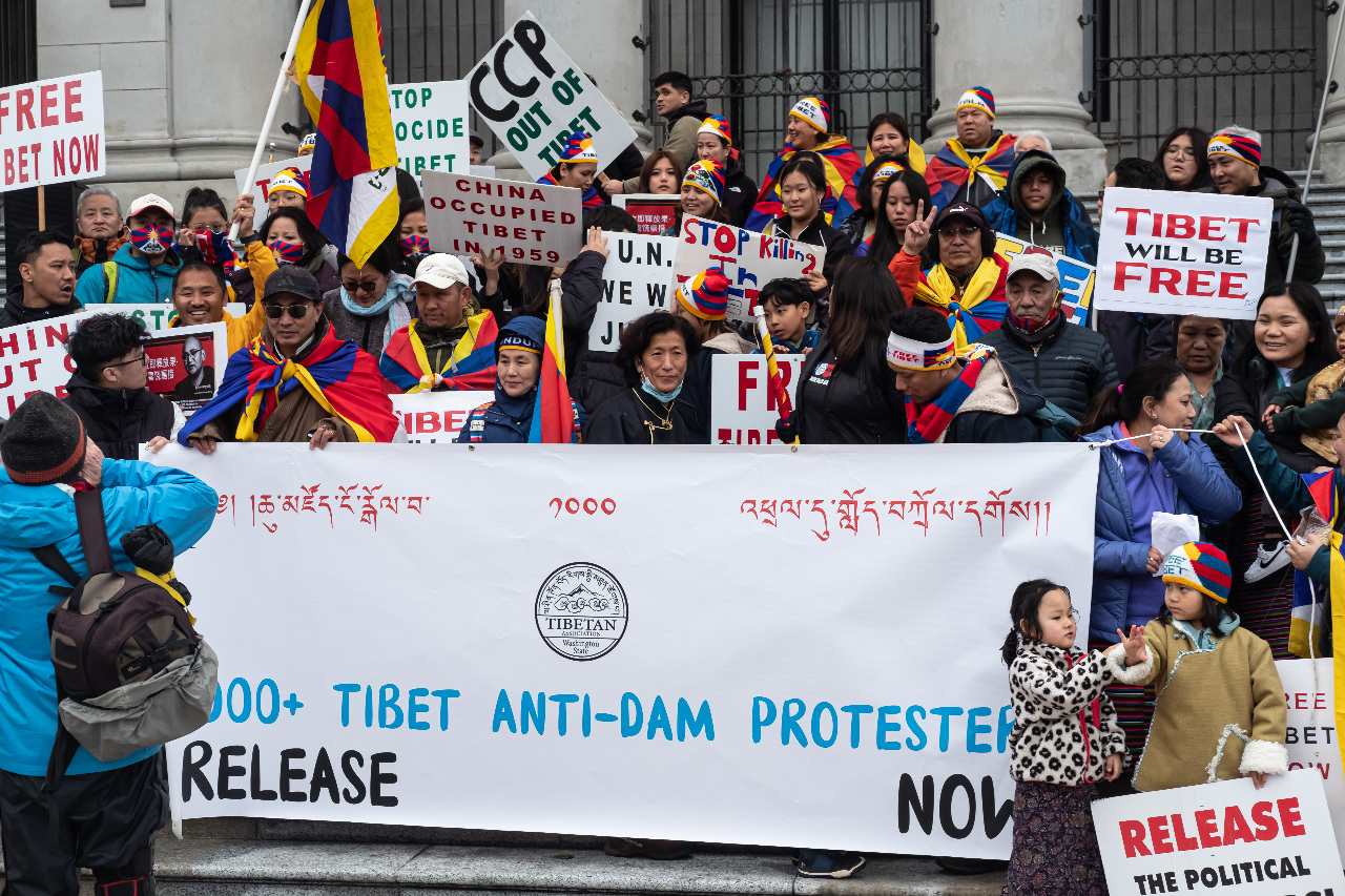 紀念西藏抗暴65週年 溫哥華流亡藏人遊行抗議中共【圖輯】