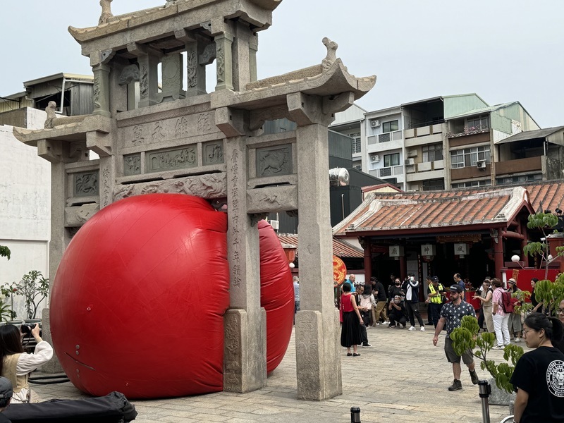 「紅球計畫」今啟動  藝術家盼推廣台南景點