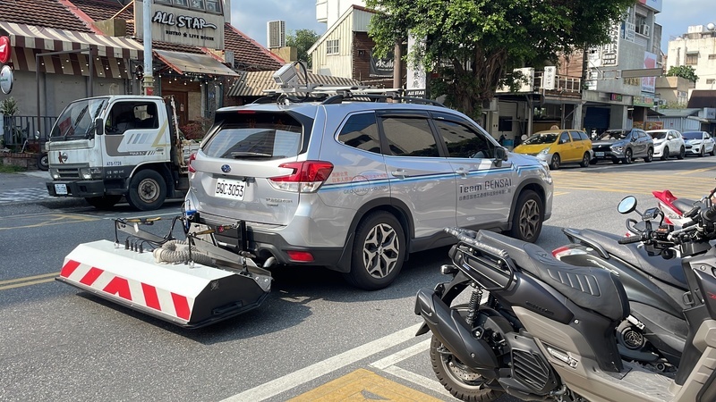 花蓮強震／日本透地雷達探測車抵達 免費為花蓮道路健檢