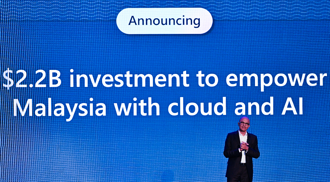 布局東南亞 微軟宣布22億美元投資大馬AI與雲端運算